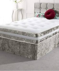 Crushed Velvet Divan Bed for sale