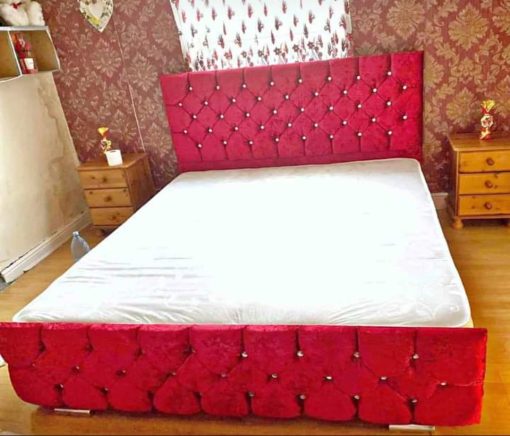 Red Florida Ottoman Bed