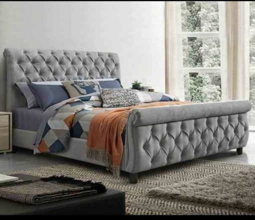 Chesterfield Sleigh Bed