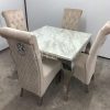 Cream Marble Dining Table