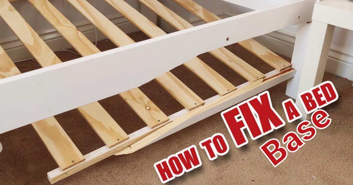 How to fix a broken divan bed base
