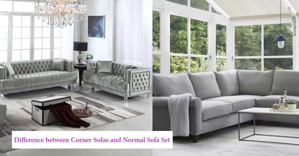 Corner vs Normal Sofa Set