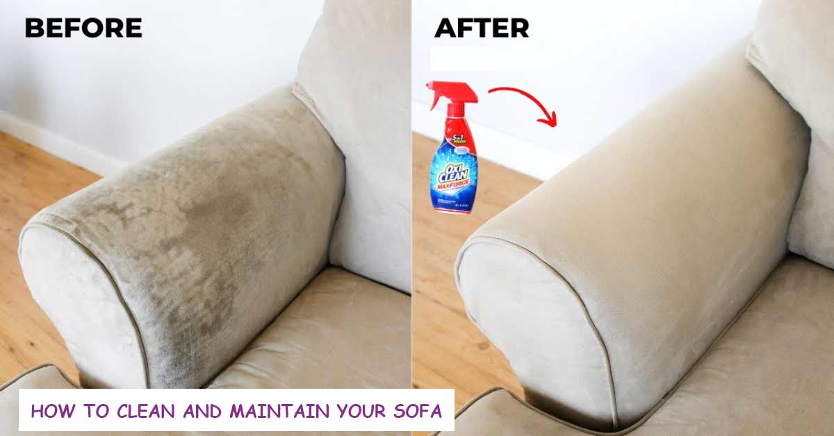 HOW TO CLEAN AND MAINTAIN YOUR SOFA