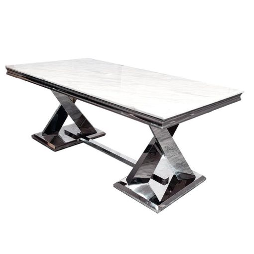 marble dining table set for 6