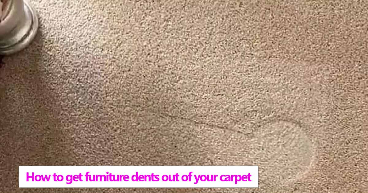 How-to-get-furniture-dents-out-of-your-carpet