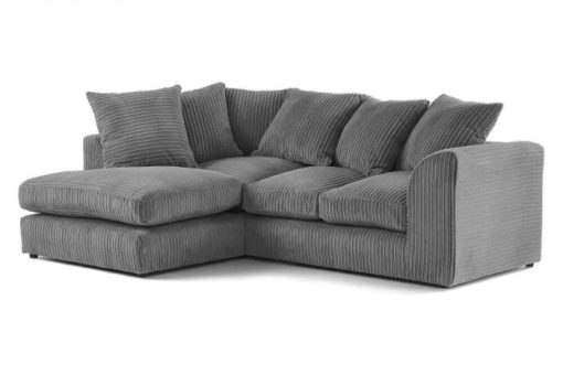 Byron Grey Fabric Left and Right Hand Corner Sofa Collection