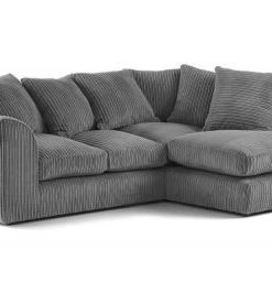 Byron Grey Fabric Left and Right Hand Corner Sofa Collection