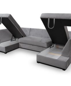 Meridian U Shape Sofa Bed with Storage