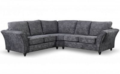 Canterbury Grey Fabric Corner Sofa