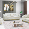 White Luna Sofa Set