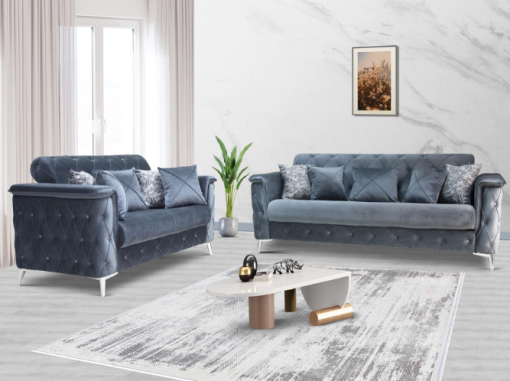 Grey Elipso Sofa Set