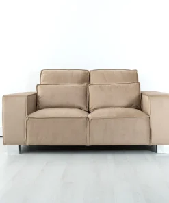 Sloane Luxury 2 Seater Sofa Plush Velvet Mink