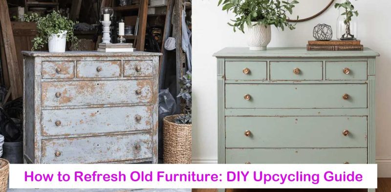 How to Refresh Old Furniture DIY Upcycling Guide
